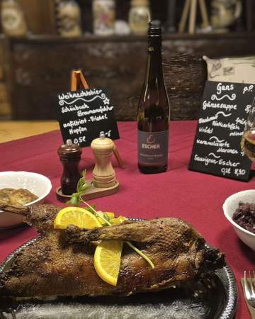 Frische Gans im Löwen